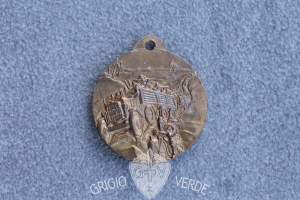 medaglia coloniale 85°reggimento fanteria verona retro