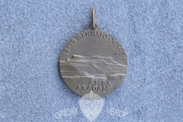 medaglia coloniale aoi 27 divisione di fanteria della sila amba aradam