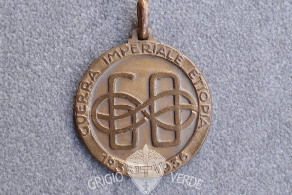 medaglia coloniale guerra imperiale etiopia 1935-1936 retro