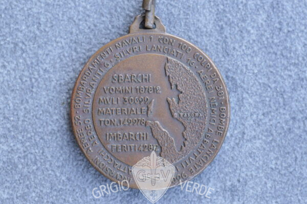 medaglia comando regia marina valona albania grecia retro