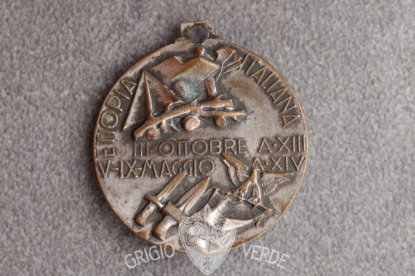 medaglia etiopia italiana retro