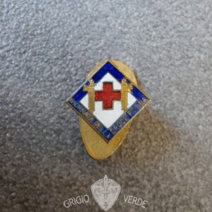 Distintivo Fascista giornata della croce rossa CRI