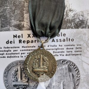 Medaglia XX° annuale reparti d'assalto arditi copertina