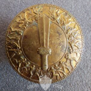 ferma fazzoletto scudo del Duce opera Balilla , anno XIV 1936 classe ORO #A