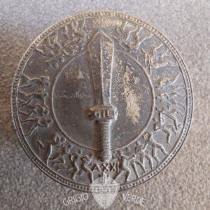 ferma fazzoletto scudo del Duce opera Balilla , anno XXI 1943 classe argento #d
