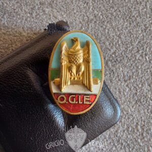 Distintivo fascista O.G.I.E. Organizzazioni Giovanili Italiane all'Estero
