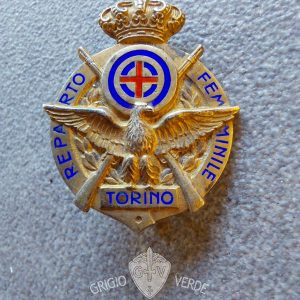 Distintivo tiro a segno reparto femminile Torino