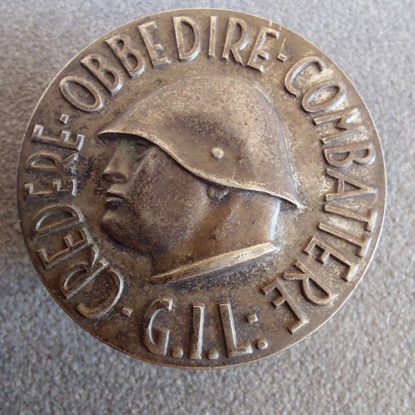 Medaglione GIL credere obbedire combattere Jonhson Milano #5