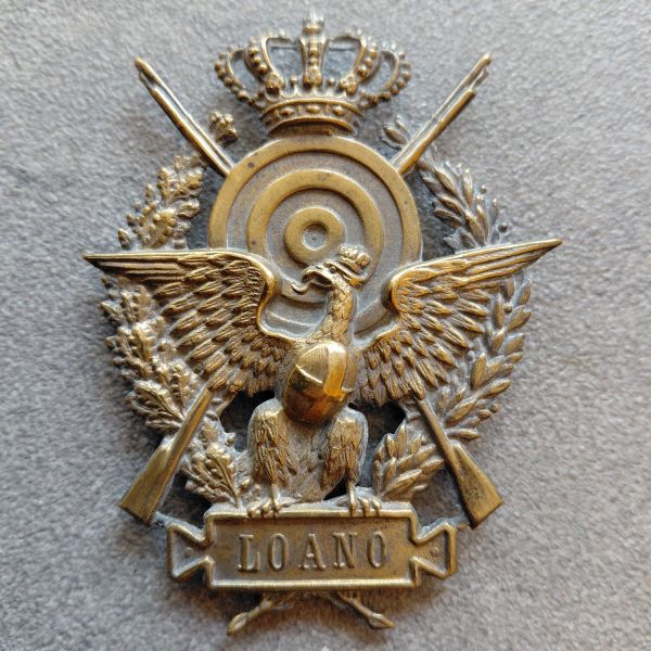 Placca distintivo Reale Tiro a Segno Loano