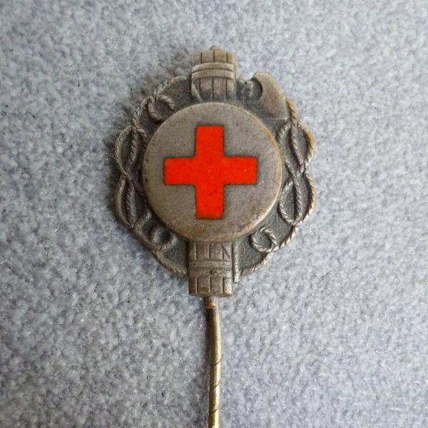 CRI Croce Rossa Italiana distintivo fascio littorio