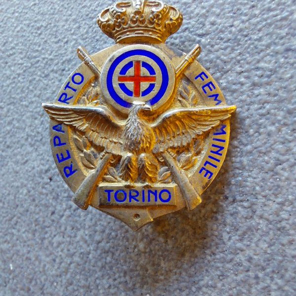 Distintivo tiro a segno reparto femminile Torino