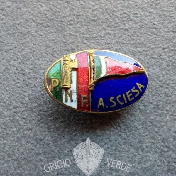 distintivo gruppo rionale fascista Sciesa