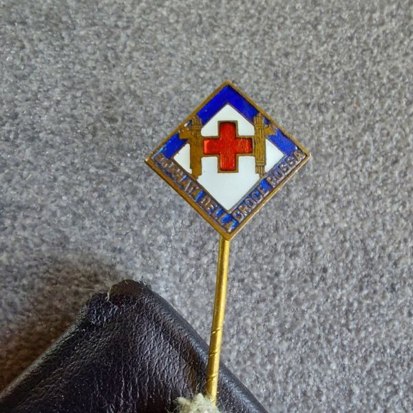 Distintivo Fascista giornata della Croce Rossa
