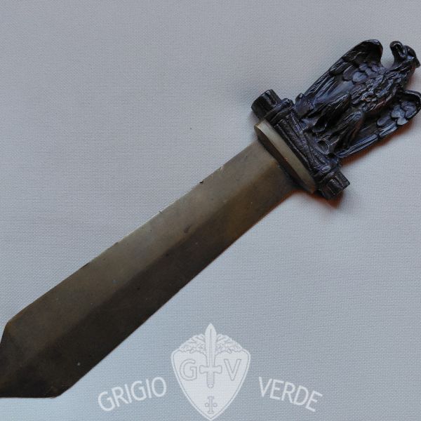 tagliacarte fascista aquila fascio littorio