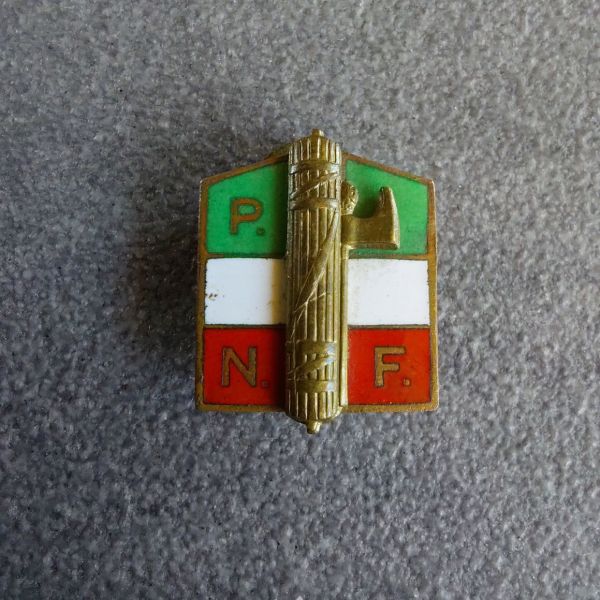 Distintivo pentagonale PNF Partito Nazionale Fascista